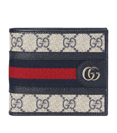 gucci ophidia wallet blue|Gucci zip around wallet men's.